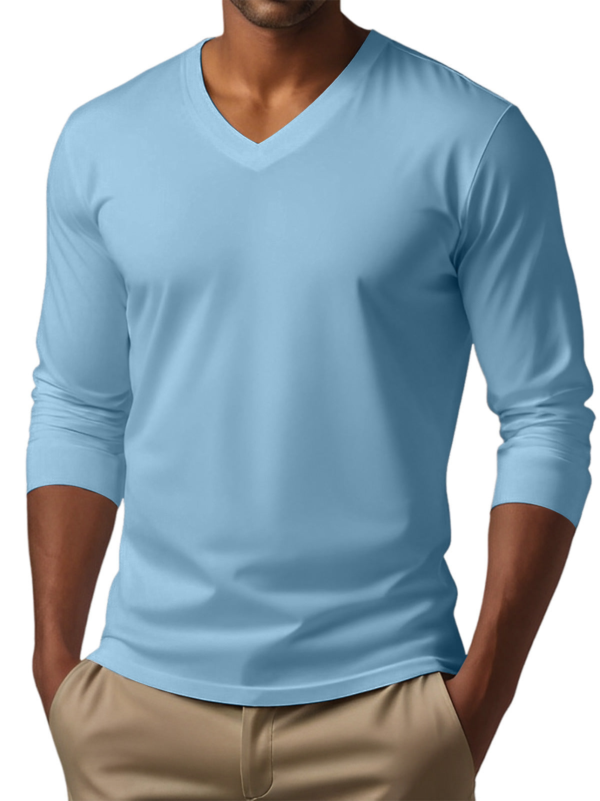 Men's Digital Printing Men's Versatile Long Sleeve